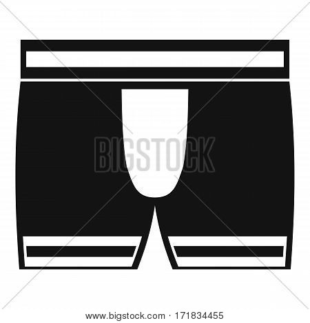Man boxer briefs icon. Simple illustration of man boxer briefs vector icon for web