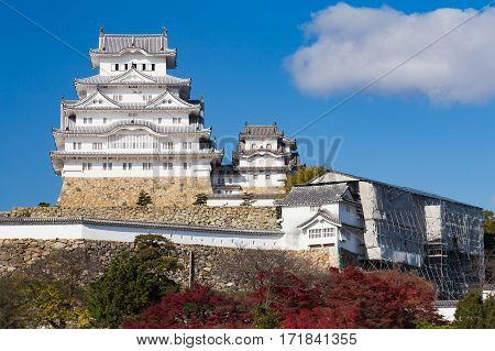Himeji Castle in Hyogo Kansai Japan, Japan national landmark