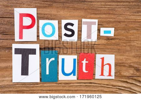 Phrase 'Post - truth