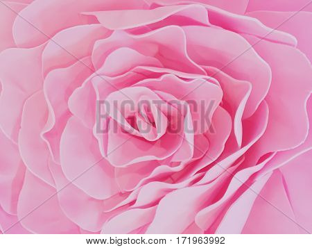 close up of a plastic pink rose.