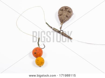 Carp Hook Boilies - Fishing Bait Close Up