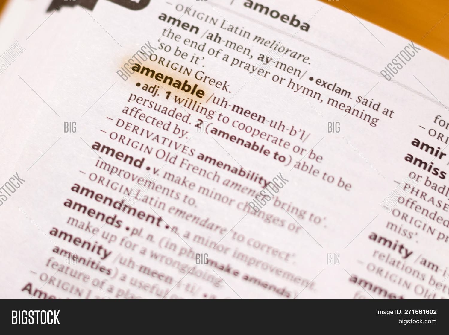 Word Phrase Amenable Image & Photo (Free Trial) Bigstock
