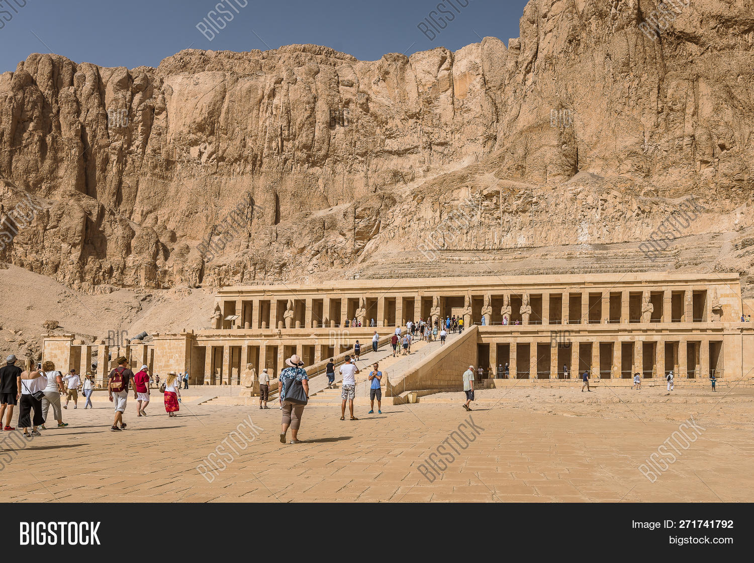 Tourists Front Deir Al Image & Photo (Free Trial) Bigstock
