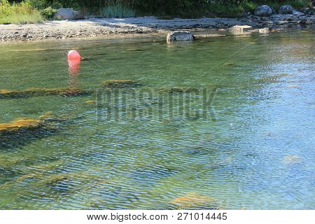 Calm And Clear Water In A Bay From Gandsfjorden, Stavanger, Norway.