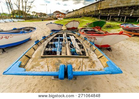 Colorful Boats On The Beach