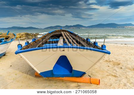 Colorful Boats On The Beach