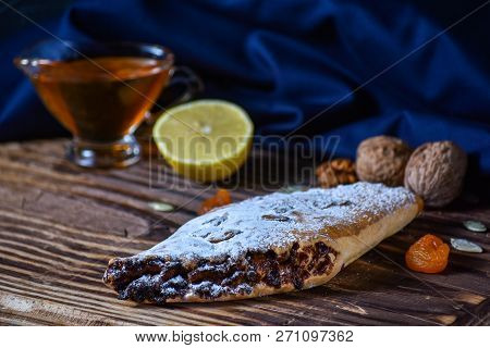 Caucasian Cuisine. Dessert With Nuts And Honey.