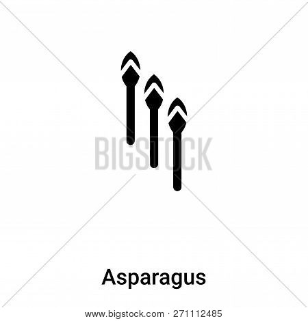 Asparagus Icon In Trendy Design Style. Asparagus Icon Isolated On White Background. Asparagus Vector