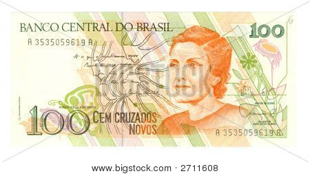 Bill 100 cruzeiro, Brazylia