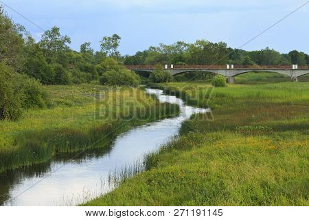 The Old Bridge Of The Kasari River Was Built In 1904. This 308 M Long And 7 M Wide Bridge Was Once T