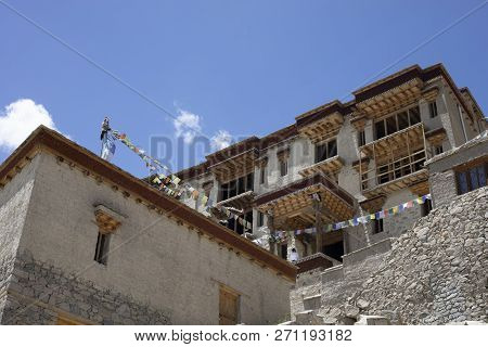 Shey Palace, Jammu And Kashmir, India. Shey Used To Be The Capital Of Ancient Ladakh