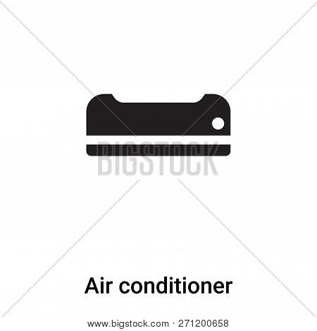 Air Conditioner Icon In Trendy Design Style. Air Conditioner Icon Isolated On White Background. Air 