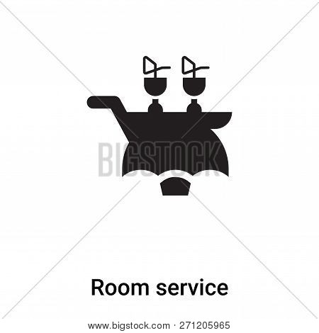 Room Service Icon In Trendy Design Style. Room Service Icon Isolated On White Background. Room Servi