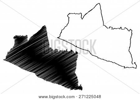 Yogyakarta (subdivisions Of Indonesia, Provinces Of Indonesia) Map Vector Illustration, Scribble Ske