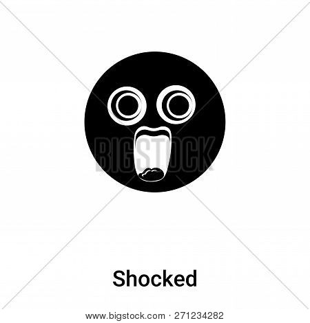 Shocked Icon In Trendy Design Style. Shocked Icon Isolated On White Background. Shocked Vector Icon 