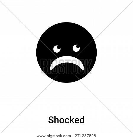 Shocked Icon In Trendy Design Style. Shocked Icon Isolated On White Background. Shocked Vector Icon 