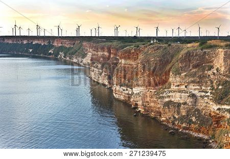 Panoramic Sea View On Cape Kaliakra In Bulgarian Seaside