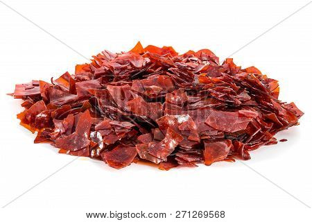 Natural Shellac In Flakes, Which Is Used As Food Glaze And Wood Finish