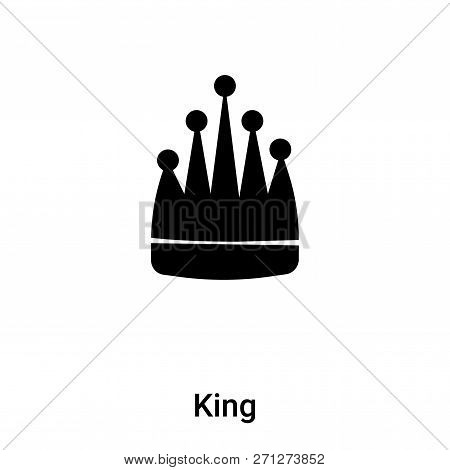 King Icon In Trendy Design Style. King Icon Isolated On White Background. King Vector Icon Simple An