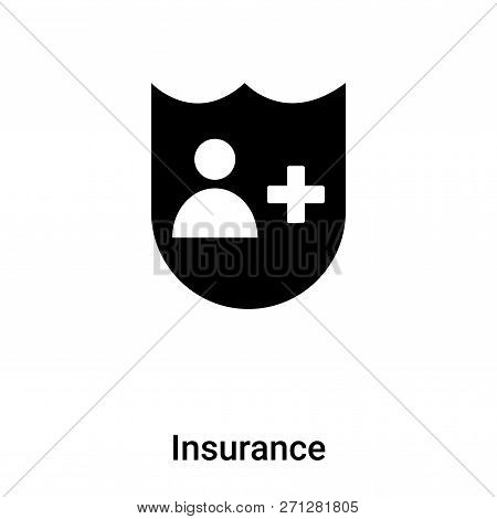 Insurance Icon In Trendy Design Style. Insurance Icon Isolated On White Background. Insurance Vector