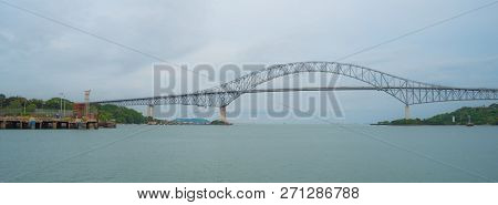 Bridge of the Americas  (Puente de las Americas).  Built in 1957 and Once known as Thatcher Ferry Br
