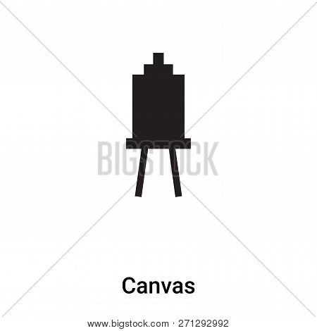 Canvas Icon In Trendy Design Style. Canvas Icon Isolated On White Background. Canvas Vector Icon Sim