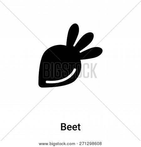 Beet Icon In Trendy Design Style. Beet Icon Isolated On White Background. Beet Vector Icon Simple An