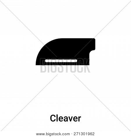 Cleaver Icon In Trendy Design Style. Cleaver Icon Isolated On White Background. Cleaver Vector Icon 