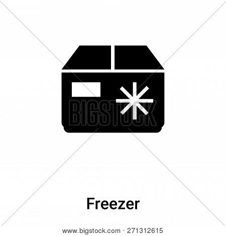 Freezer Icon In Trendy Design Style. Freezer Icon Isolated On White Background. Freezer Vector Icon 