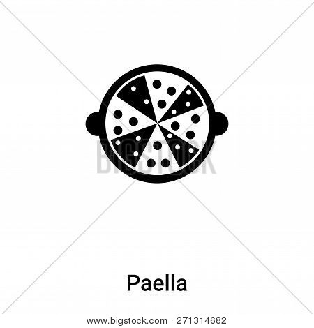 Paella Icon In Trendy Design Style. Paella Icon Isolated On White Background. Paella Vector Icon Sim
