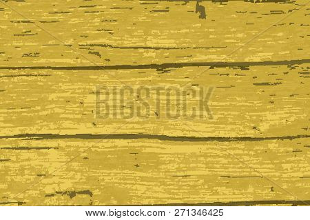 Driftwood Timber Background With A Yellow Paint Overlay