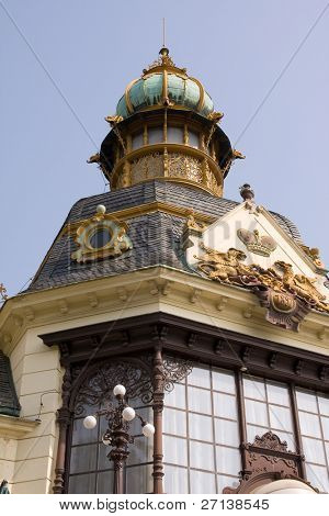 historical building in art-nuveau style