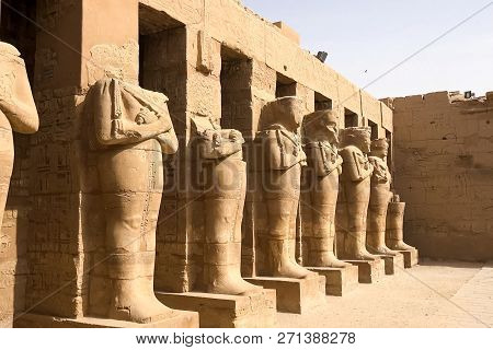 Statues Of Other Egypt. With The Temple Monuments Megaliths