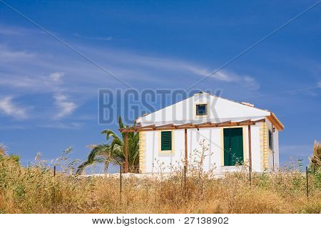 detalle de la arquitectura típica del casco antiguo de la siciliana