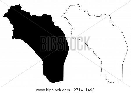 La Rioja (region Of Argentina, Argentine Republic, Provinces Of Argentina) Map Vector Illustration, 