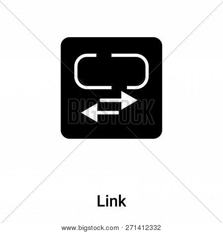 Link Icon In Trendy Design Style. Link Icon Isolated On White Background. Link Vector Icon Simple An