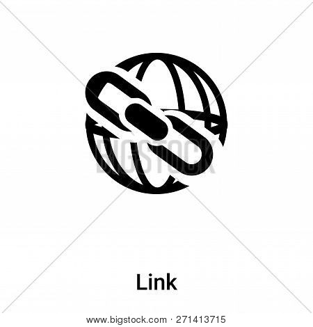 Link Icon In Trendy Design Style. Link Icon Isolated On White Background. Link Vector Icon Simple An