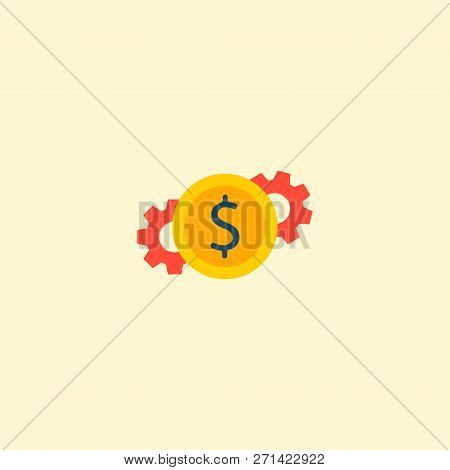 Money Set Icon Flat Element. Vector Illustration Of Money Set Icon Flat Isolated On Clean Background