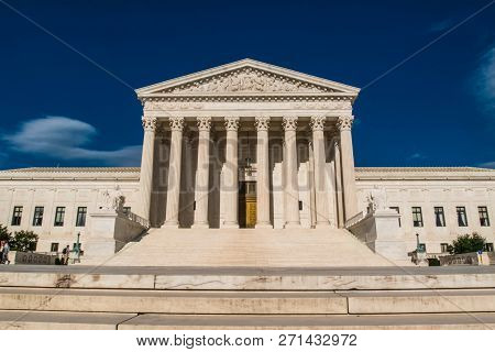 Washington, Usa - June 23, 2017 United States Supreme Court Building