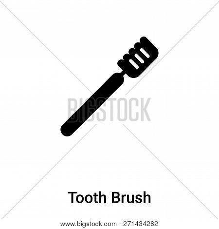 Tooth Brush Icon In Trendy Design Style. Tooth Brush Icon Isolated On White Background. Tooth Brush 