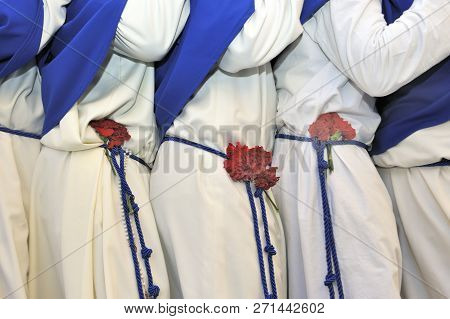 Christian Procession Of The Semana Santa (holy Week)
