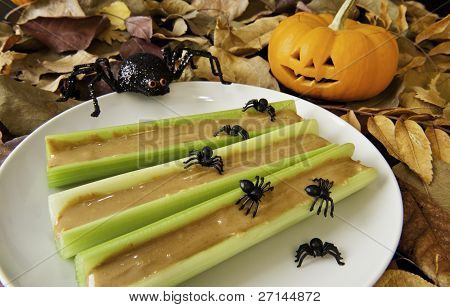 Halloween Sellerie StÃ¶cke