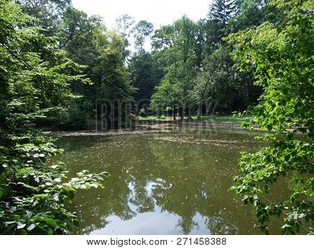 Artificial Lakes And Perivoj In Zagreb Garden Maksimir