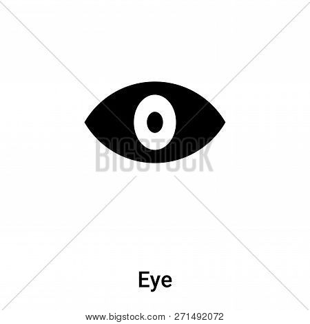 Eye Icon In Trendy Design Style. Eye Icon Isolated On White Background. Eye Vector Icon Simple And M