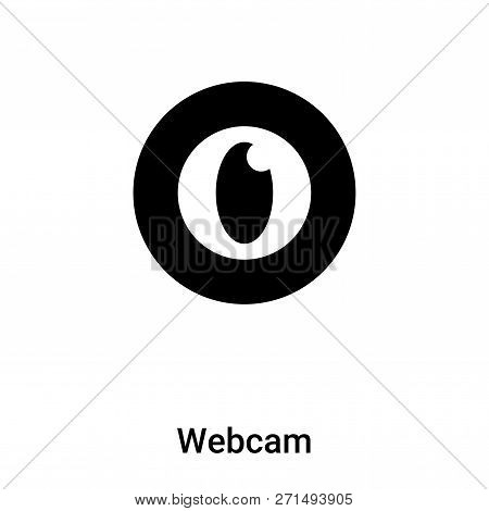Webcam Icon In Trendy Design Style. Webcam Icon Isolated On White Background. Webcam Vector Icon Sim