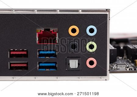 Gaming Pc Mainboard - Motherboard With Installed Cpu And Cooler With Heat-pipes And Ventilator Fan F
