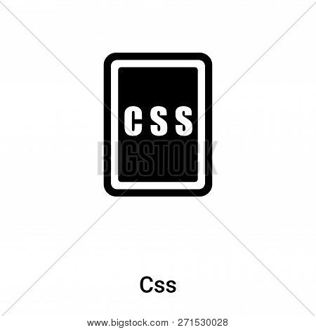 Css Icon In Trendy Design Style. Css Icon Isolated On White Background. Css Vector Icon Simple And M