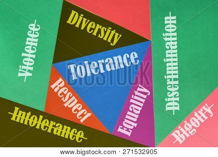 Some Words And Their Antonyms Related To The Love And The Tolerance