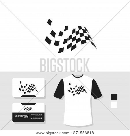 Racing Flag Logo Vector & Photo (Free Trial) | Bigstock