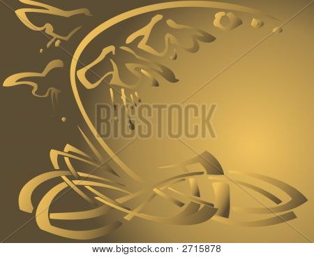 Goldener Rahmen